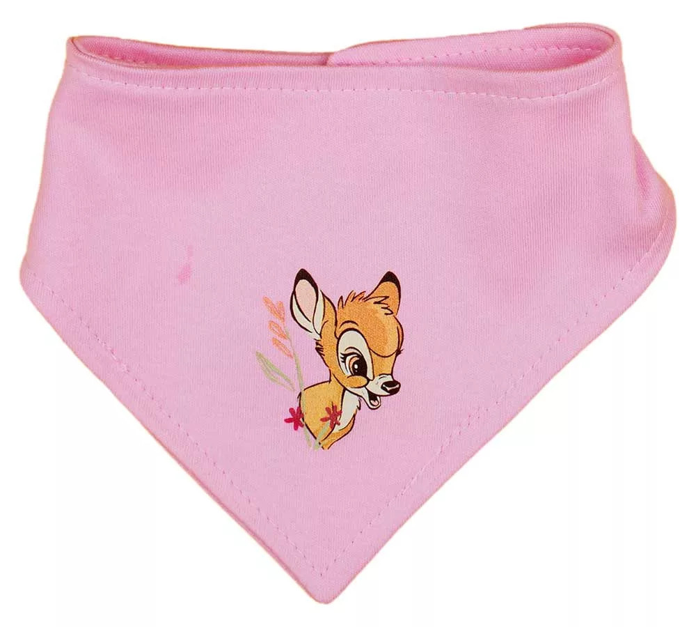 babashop.hu - ABR Patentos nyálkendő - Rózsaszín - Bambi