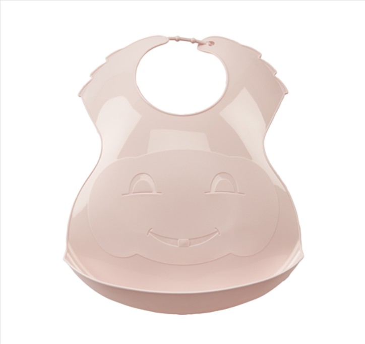 babashop.hu - ThermoBaby műanyag előke - Powder Pink