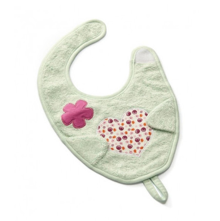 babashop.hu - ThermoBaby ThooDou bambusz előke cumitartóval - Green