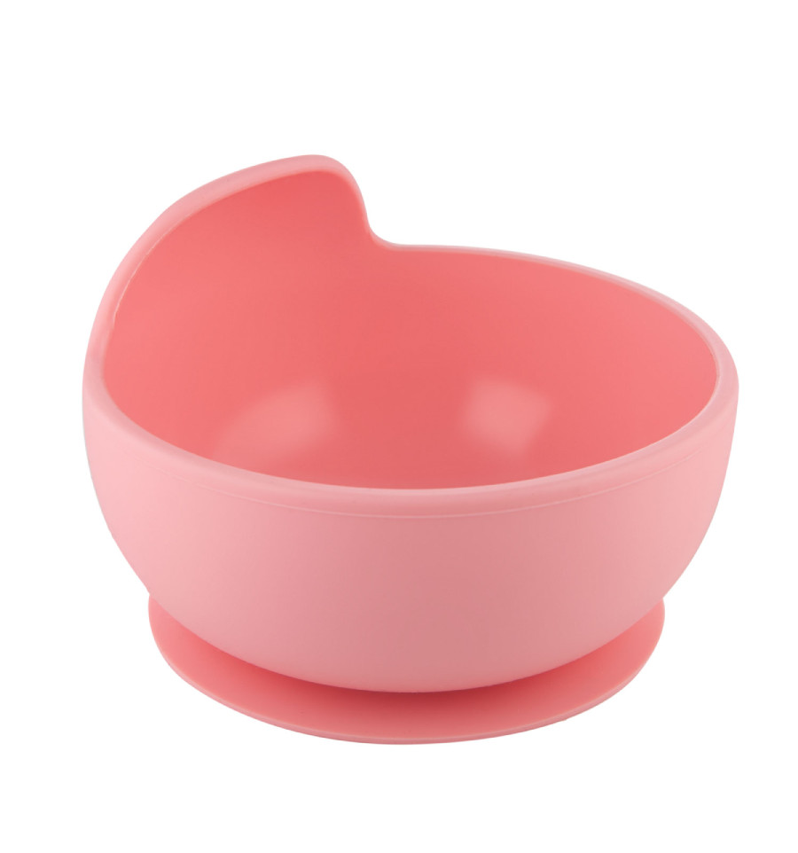 babashop.hu - Canpol Babies Szilikonos tál tapadókoronggal 300 ml - Rózsaszín