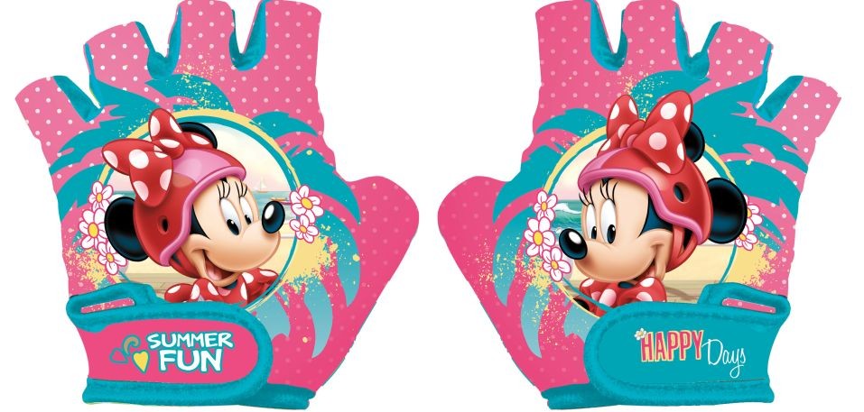 babashop.hu - Disney Bicikli kesztyű - Pink - Minnie egér