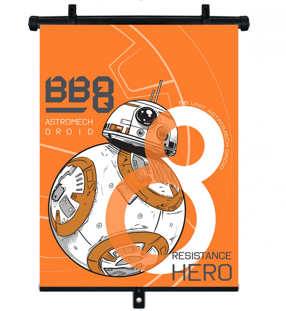 babashop.hu - Disney Rolós árnyékoló - Star Wars - BB8