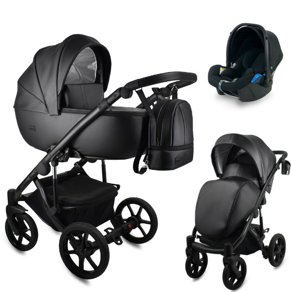 babashop.hu - Bexa Air Eco multifunkciós babakocsi 3in1 - Black + K2 Kite