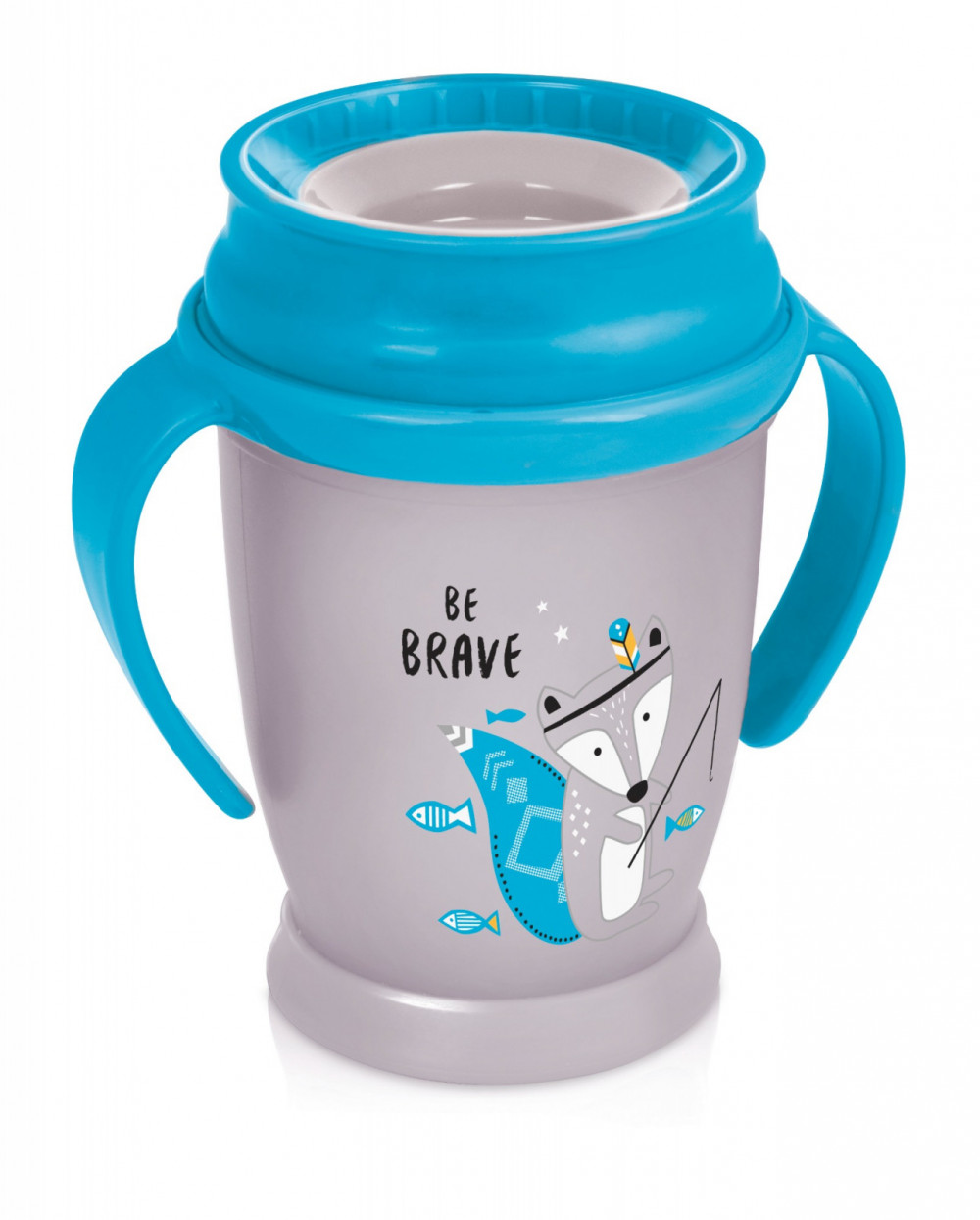 babashop.hu - Lovi Buddy 360° itatópohár Drink Master 250ml Be Brave (9hó+)