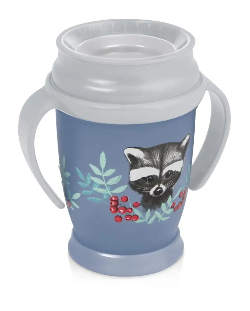 babashop.hu - Lovi Buddy 360° itatópohár Drink Master 250ml Racoon (9hó+)