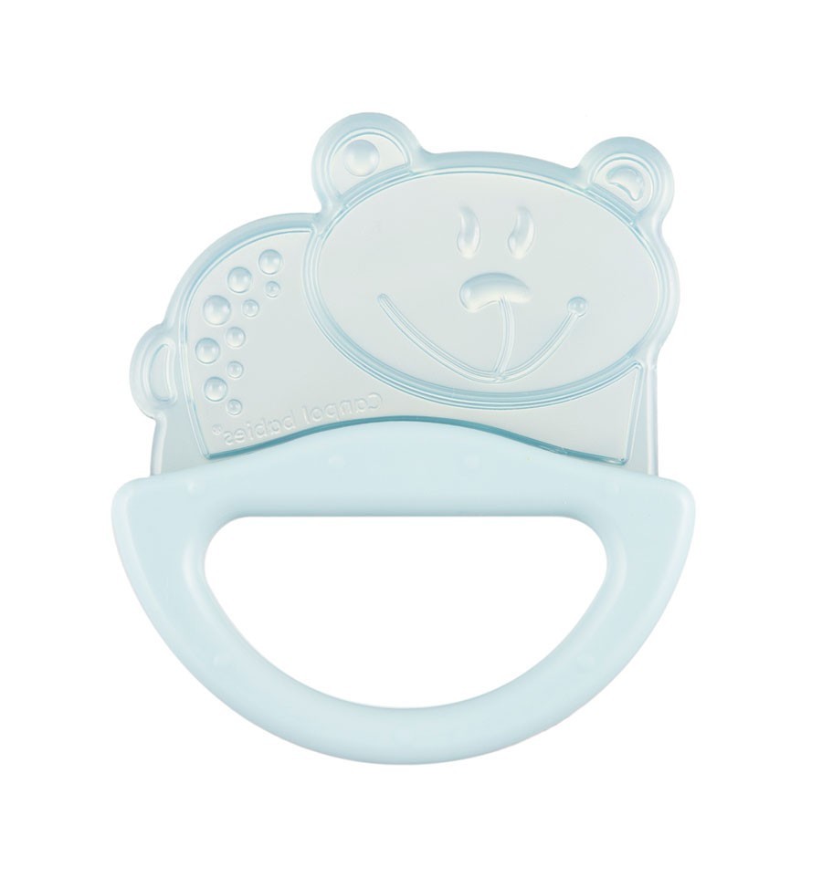 babashop.hu - Canpol Babies Hűsítő rágóka csörgővel - Maci - Kék