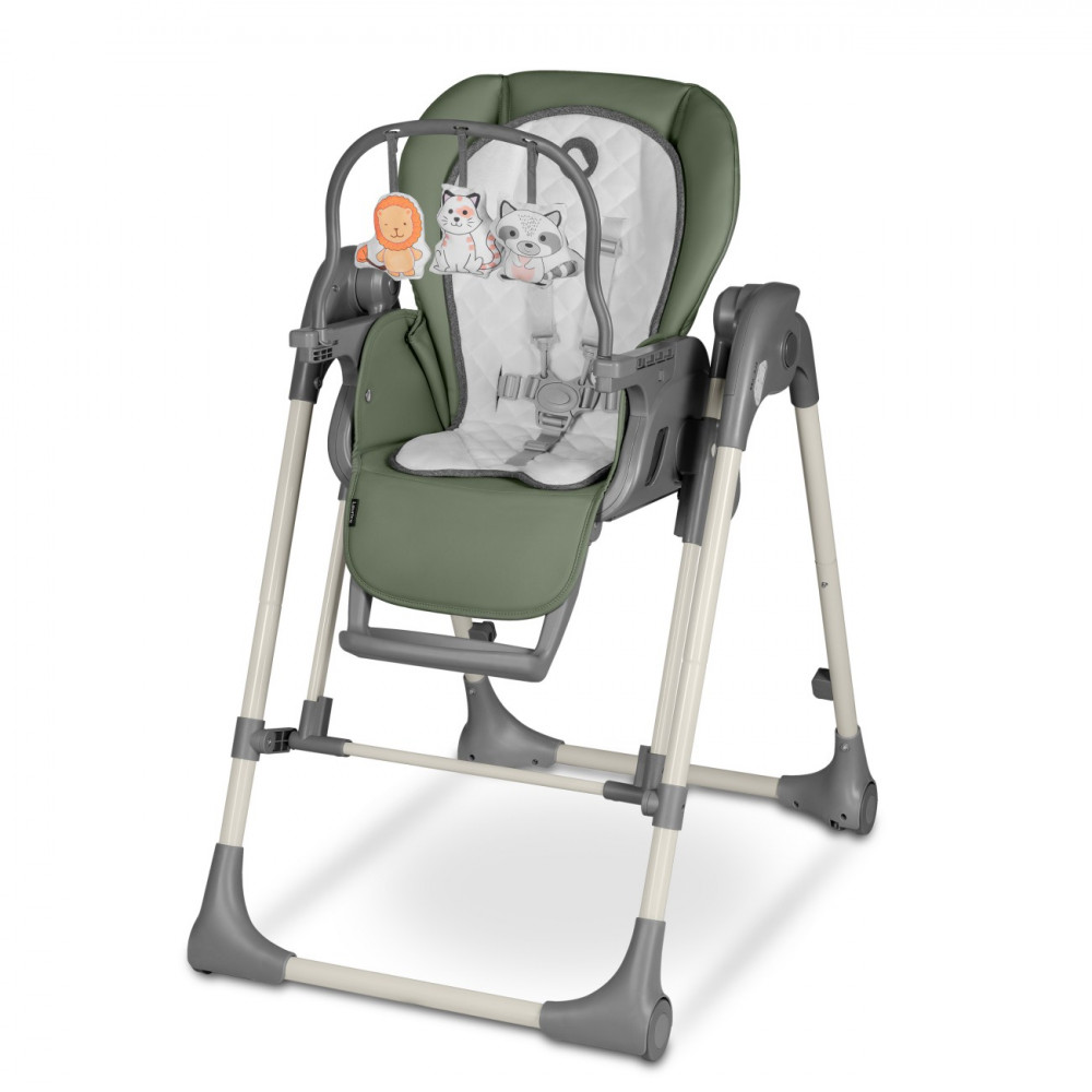 babashop.hu - Lionelo Laurice 2in1 etetőszék és hinta - Green Olive