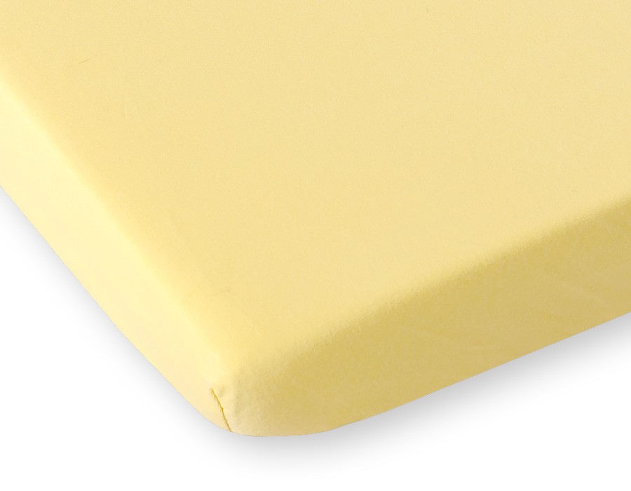 babashop.hu - BabyLion Prémium Gumis Jersey lepedő - (70x140) - Citromsárga