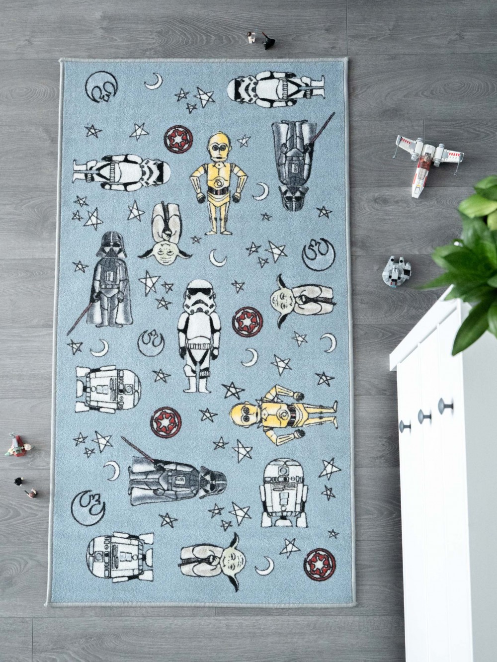 babashop.hu - Disney szőnyeg 80x150 - Star Wars 01