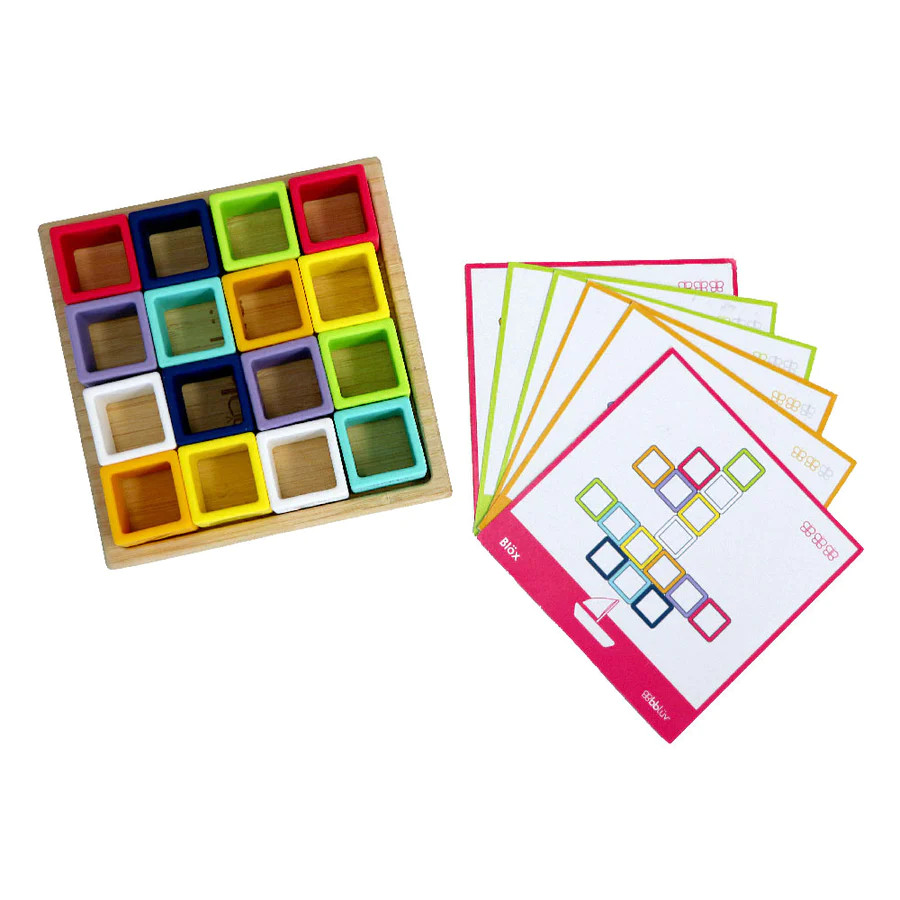 babashop.hu - Bblüv Blöx Készségfejlesztő szilikon kocka puzzle