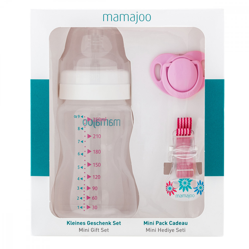 babashop.hu - Mamajoo Mini ajándék szett - Rózsaszín 250 ml