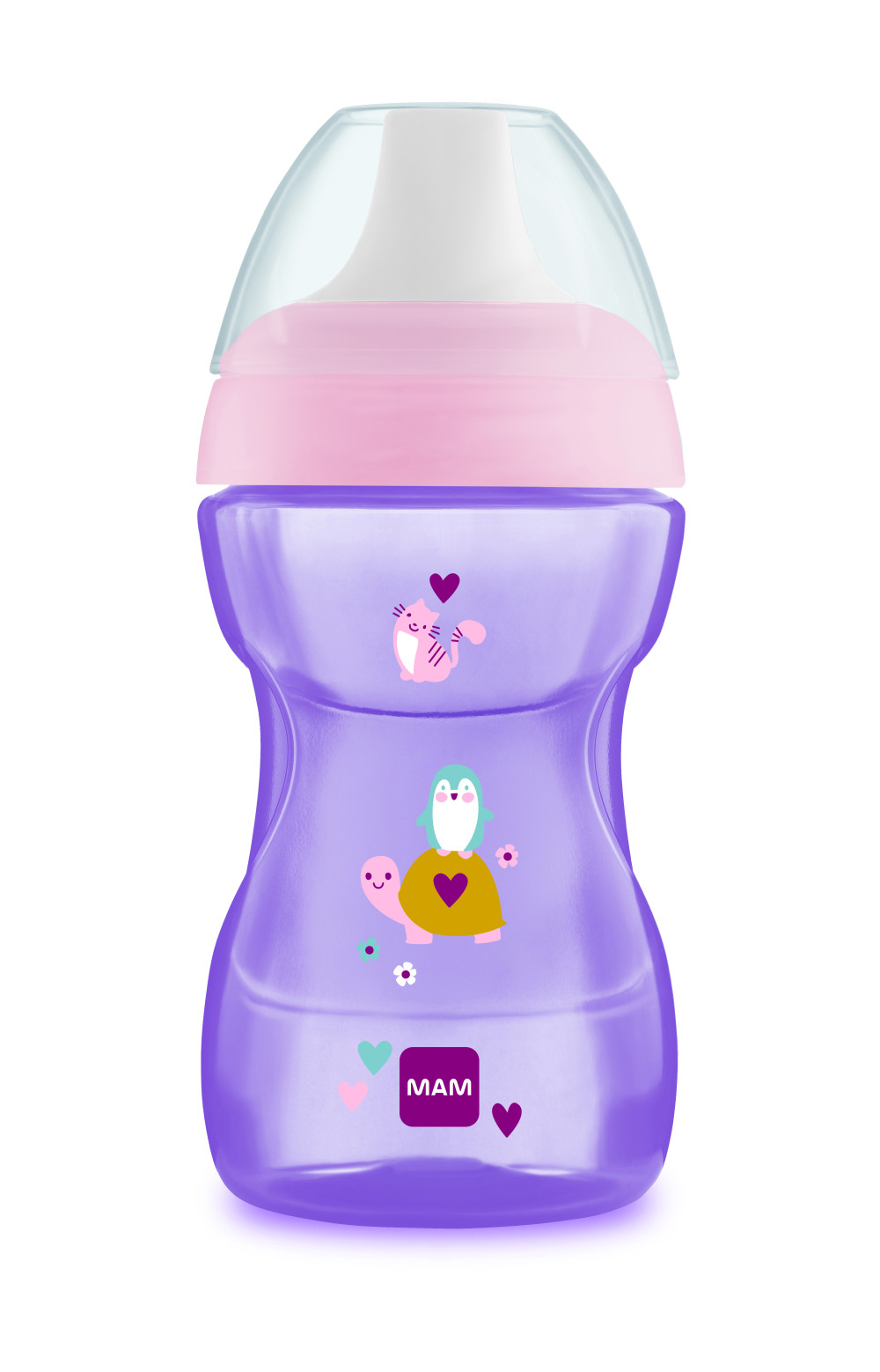 babashop.hu - MAM Fun to Drink ivópohár 270 ml (2023) 8h+ Lila - Teknős