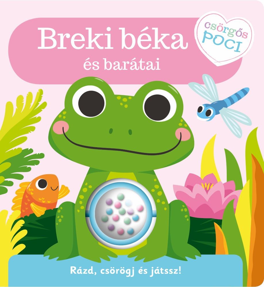 babashop.hu - Napraforgó csörgős poci - Breki béka és barátai