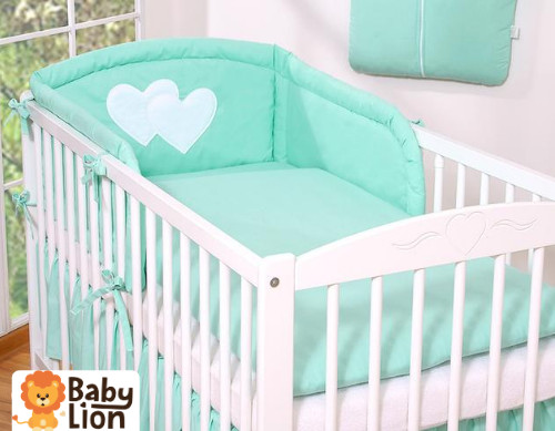 babashop.hu - BabyLion Prémium 3 részes ágyneműhuzat szett - HH - Menta